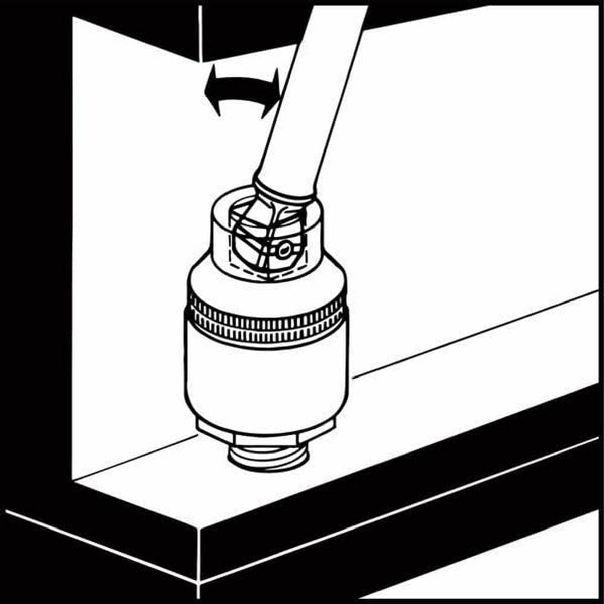 Verstelbare Kruiskoppel Verlenger 3/8 Inch, 254 mm - Voor Moeilijk Bereikbare Plekken
