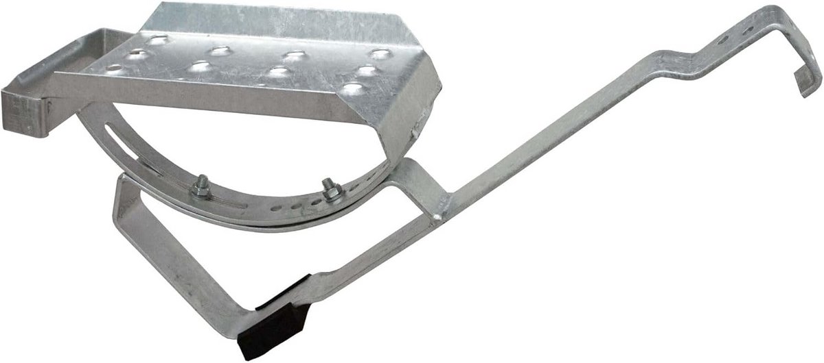 Looprooster Set 25cm Zilver voor Golfdakpannen Dakinspectie en Schoorsteenonderhoud