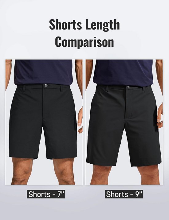Heren Golfshorts 7 Inch - Stretch & Lichtgewicht voor Casual Werk en Dagelijks Gebruik van Chefcliffy's. — afbeelding 5