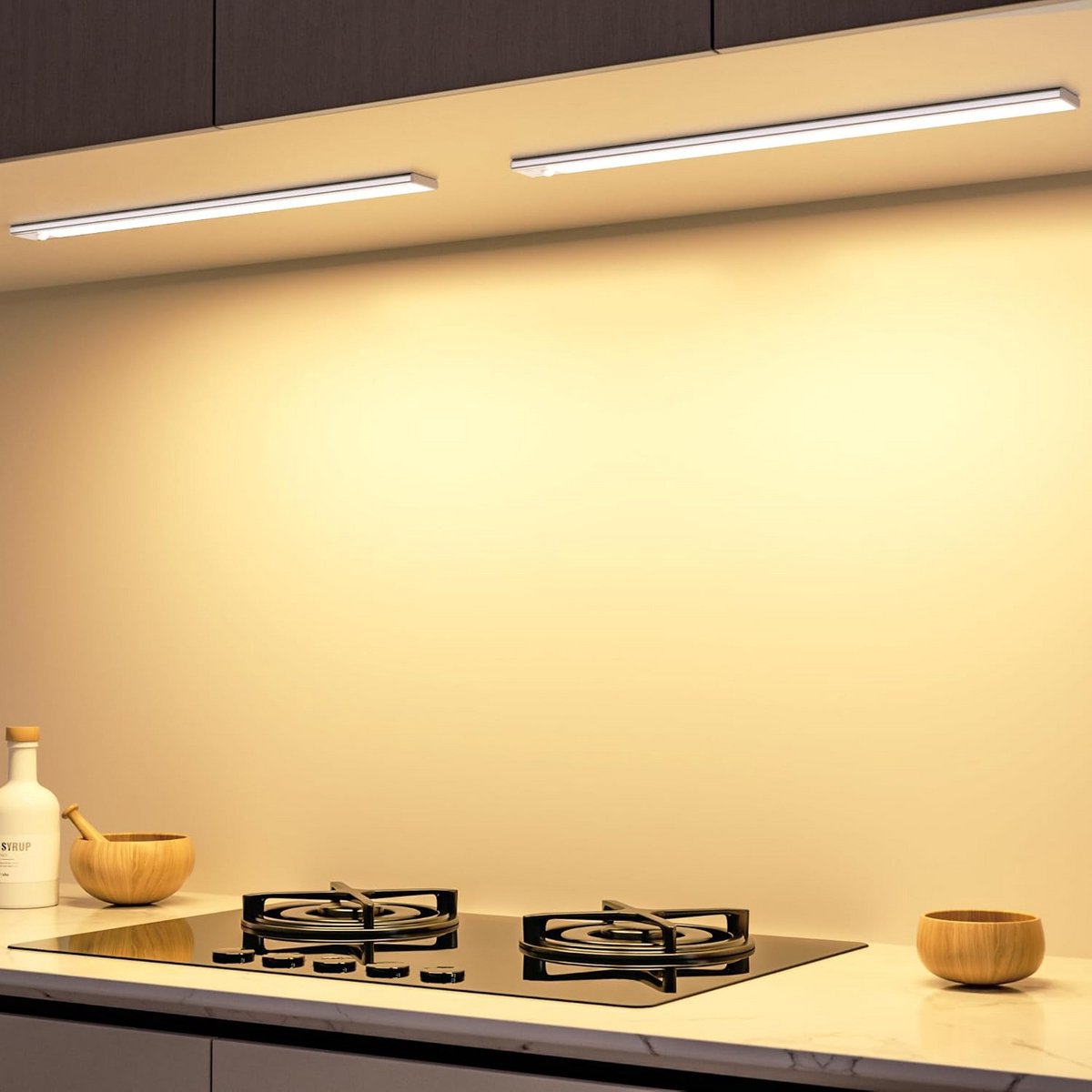Oplaadbare Kastlamp met Bewegingsmelder en Magneet - Draadloos LED Licht voor Binnen