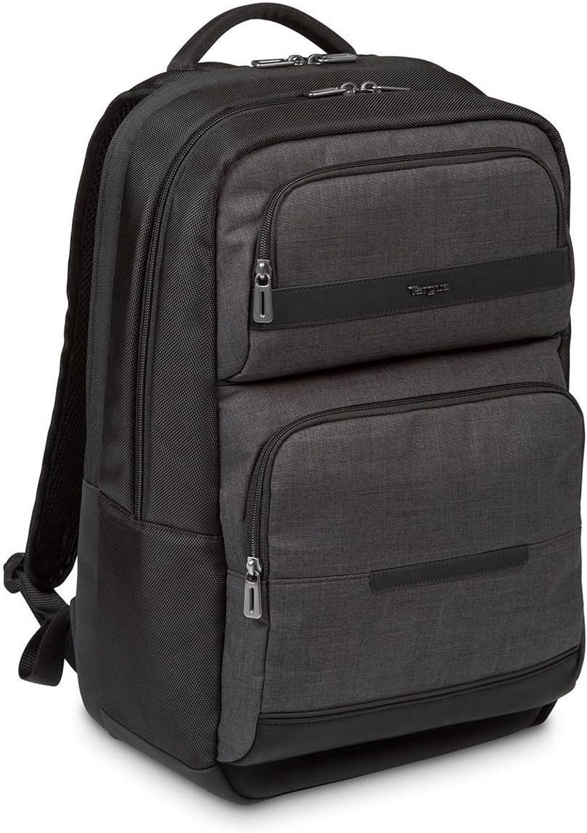 Zwarte/Grijze Laptoptas/Rugzak voor 15.6 inch & 16 inch Laptop - Compact en Comfortabel