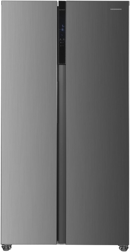 Heinner HSBS-HM442NFINVXD Amerikaanse Side-by-Side Koelkast – 442 L – Full No Frost – LED Touch Display – Smart Eco Functie – RVS – 5 Jaar Garantie