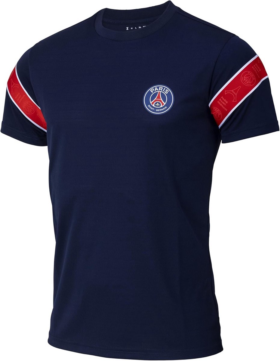 Voetbalshirt Met Strepen Blauw - Heren Shirt - Diverse Maten