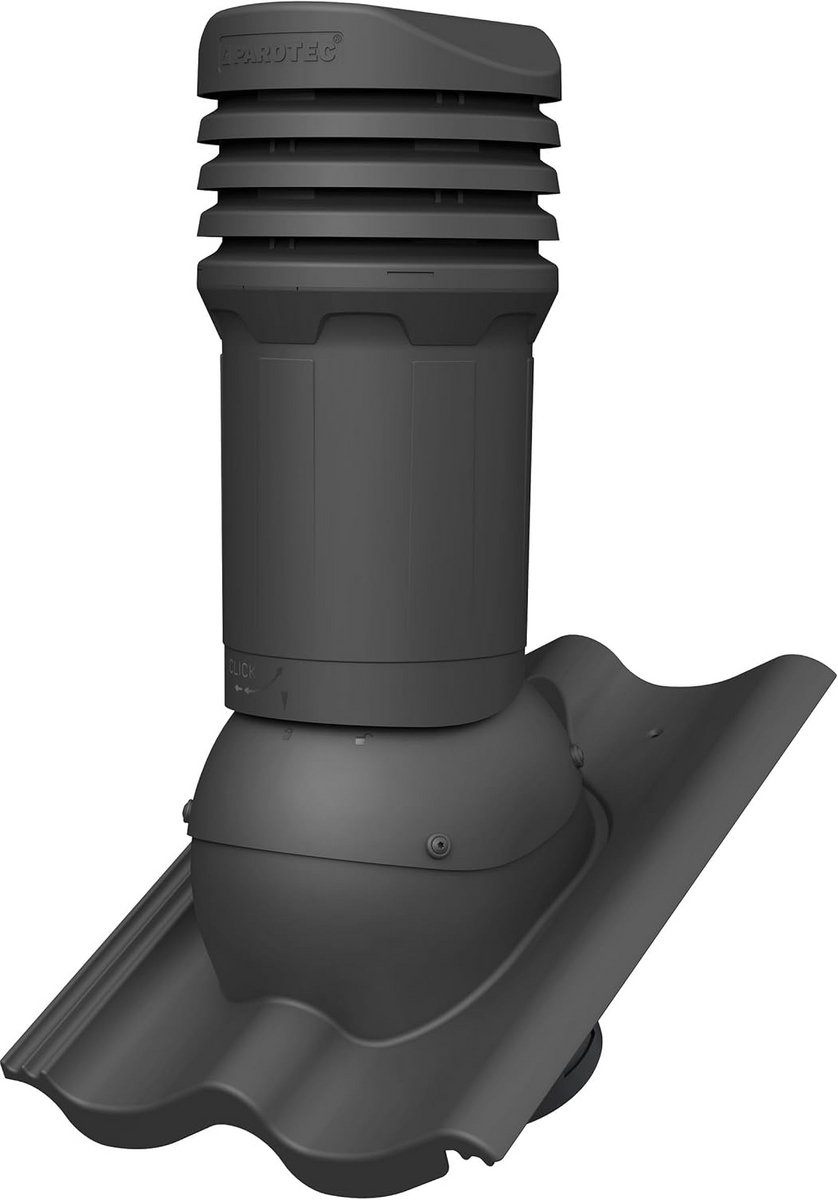 Dakdoorvoer EVO DN125 Antraciet Compatibel met Diverse Dakpannen