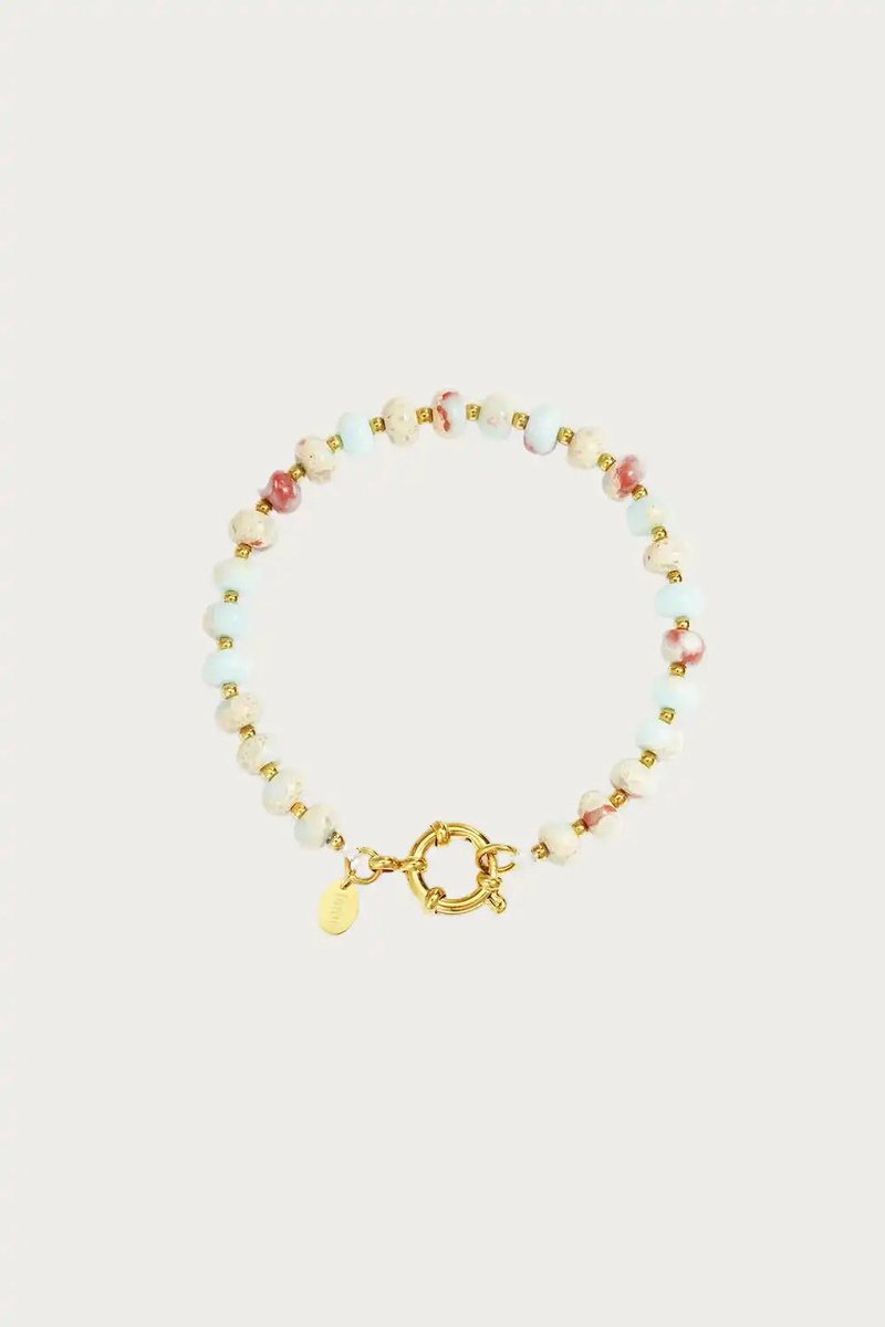 Clarisa - Armband - Natuursteen - Sky Blue