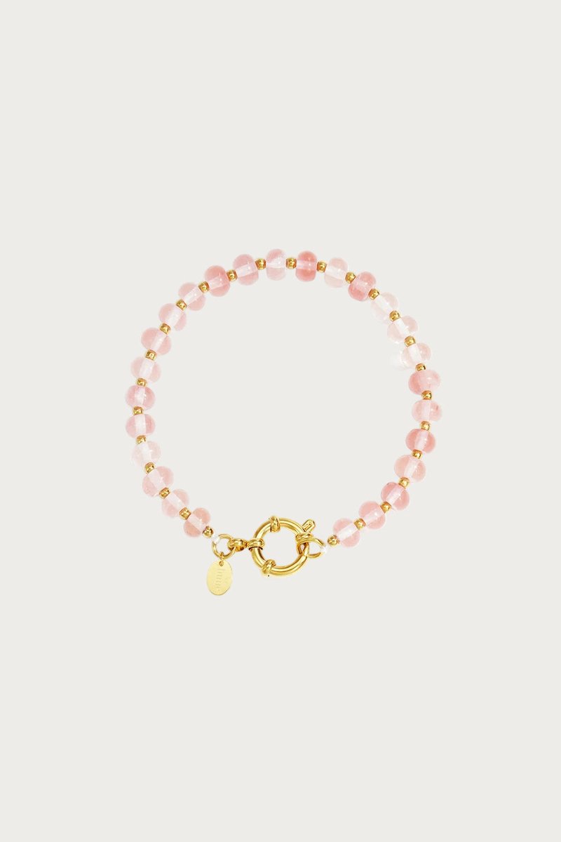 Clarisa - Armband - Natuursteen - Koraal