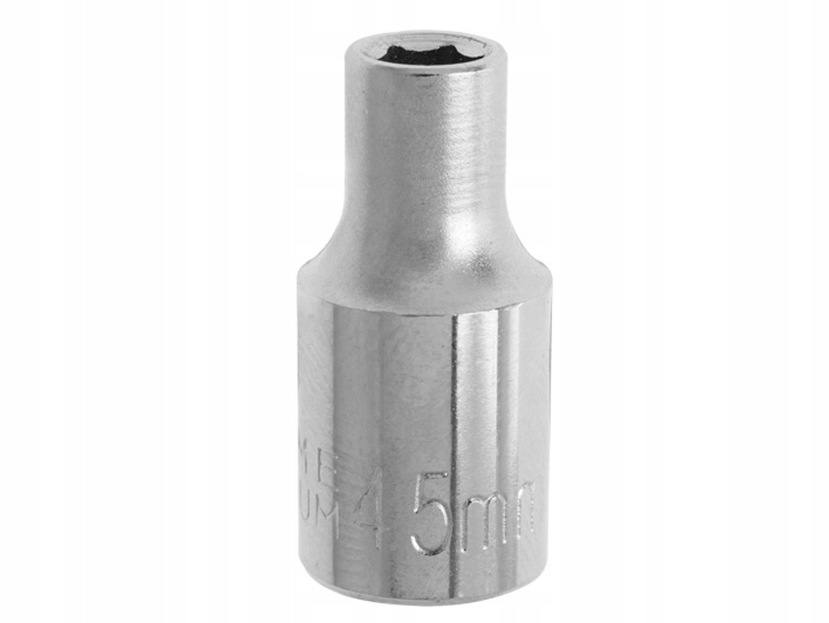 Dop 1/4" Zeskant 4,5 mm - Cr-V Staal
