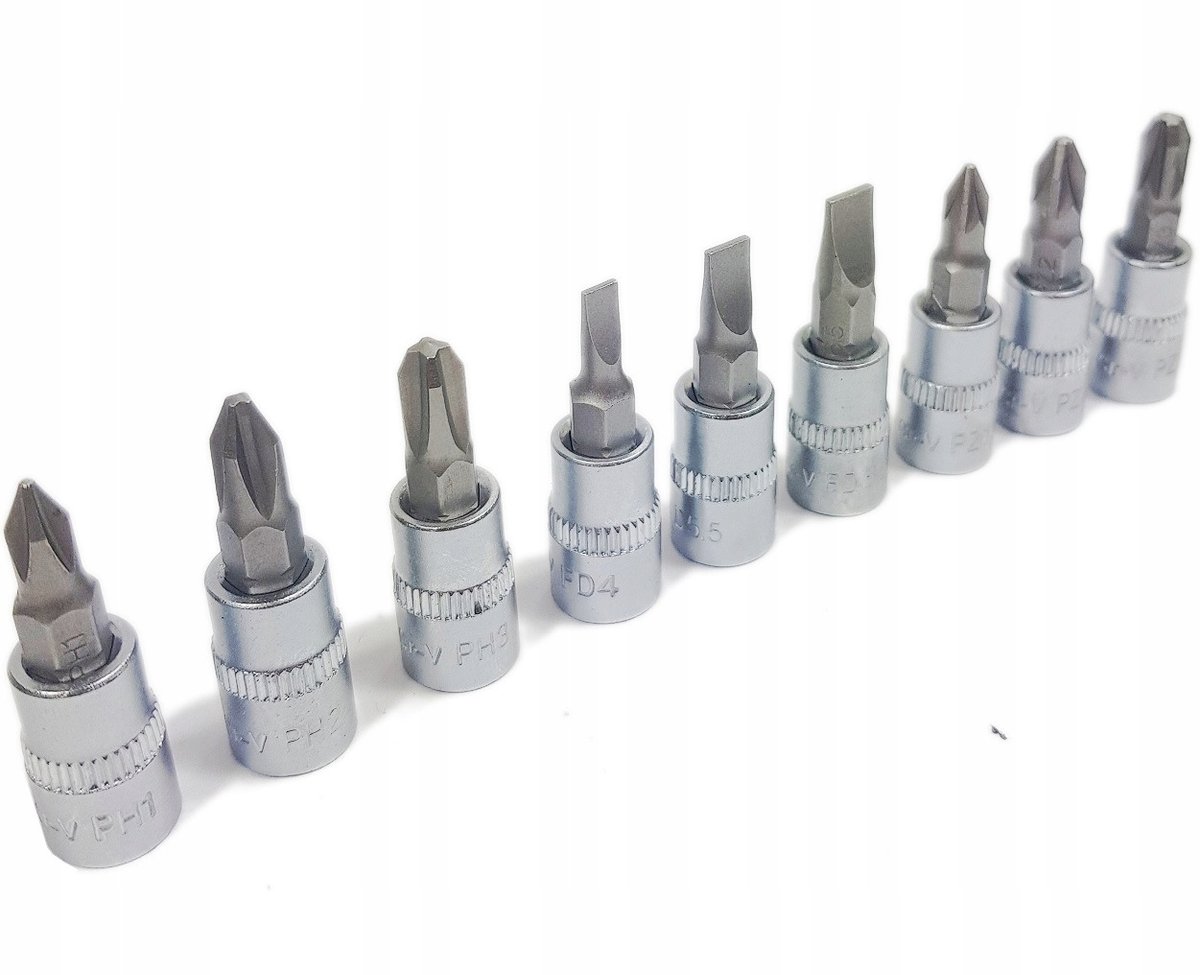 Yato Bitset 1/4" PH PZ Platte Schroevendraaier Bits