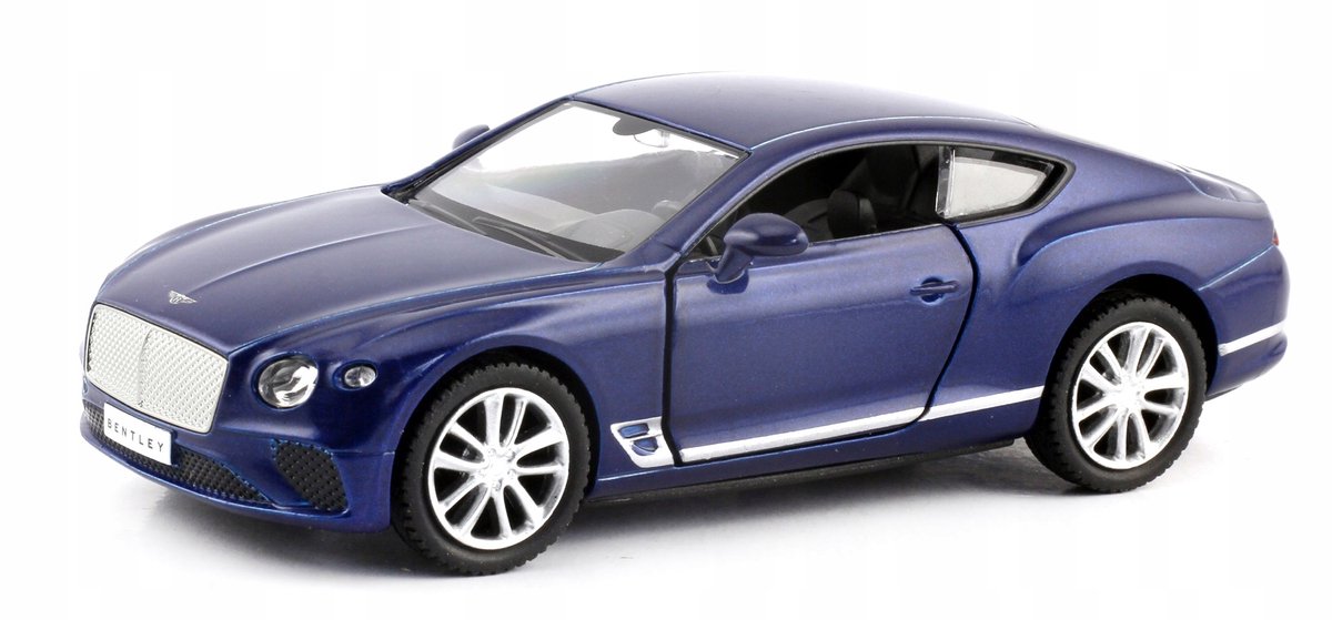 RMZ Bentley Continental GT 1:32 Metaal Blauw - Openende Deuren
