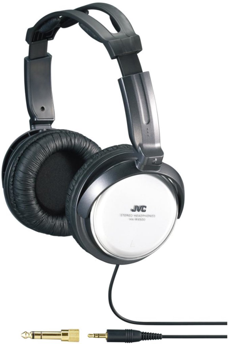 JVC HA-RX500 - Over-ear koptelefoon - Zwart/Zilver