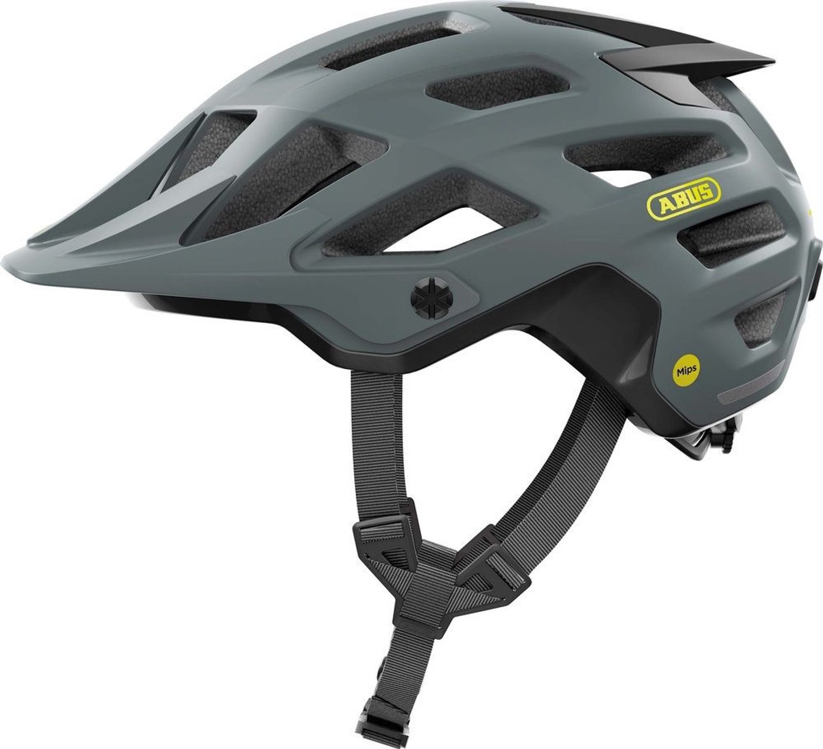 Fietshelm ABUS MOVENTOR 2.0 MIPS concrete grey S - 51-55 cm - grijs - Geschikt voor gebruik op mountainbikes - 335 g