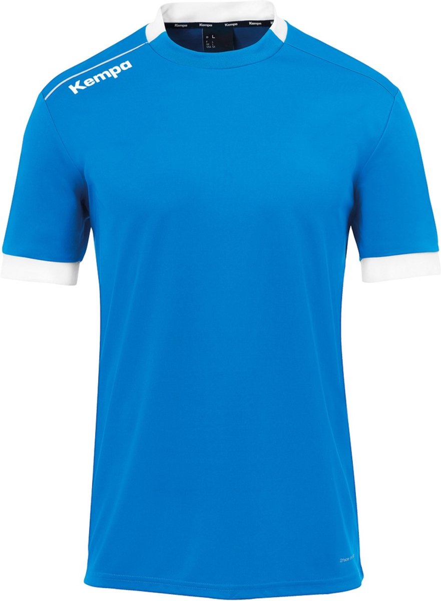 Kempa Player Shirt Heren - sportshirts - lichtblauw/wit - Mannen