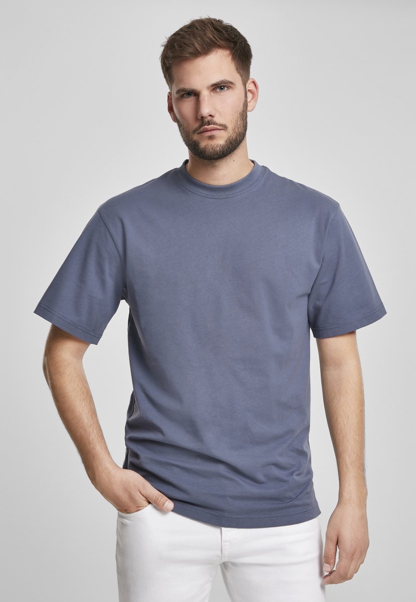 Urban Classics Tall Heren T-shirt L Blauw
