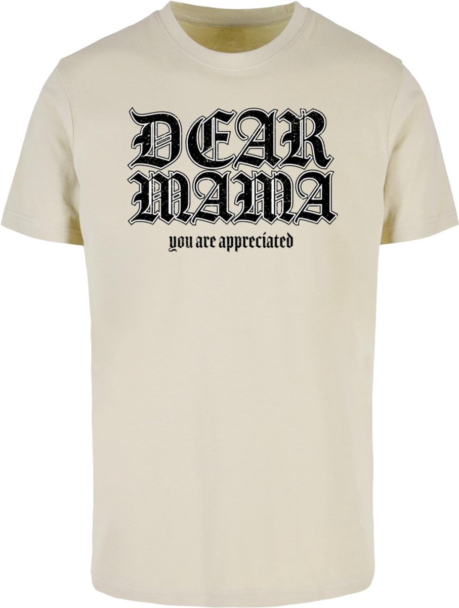 Mister Tee Dear Mama Heren Tshirt XXL Beige