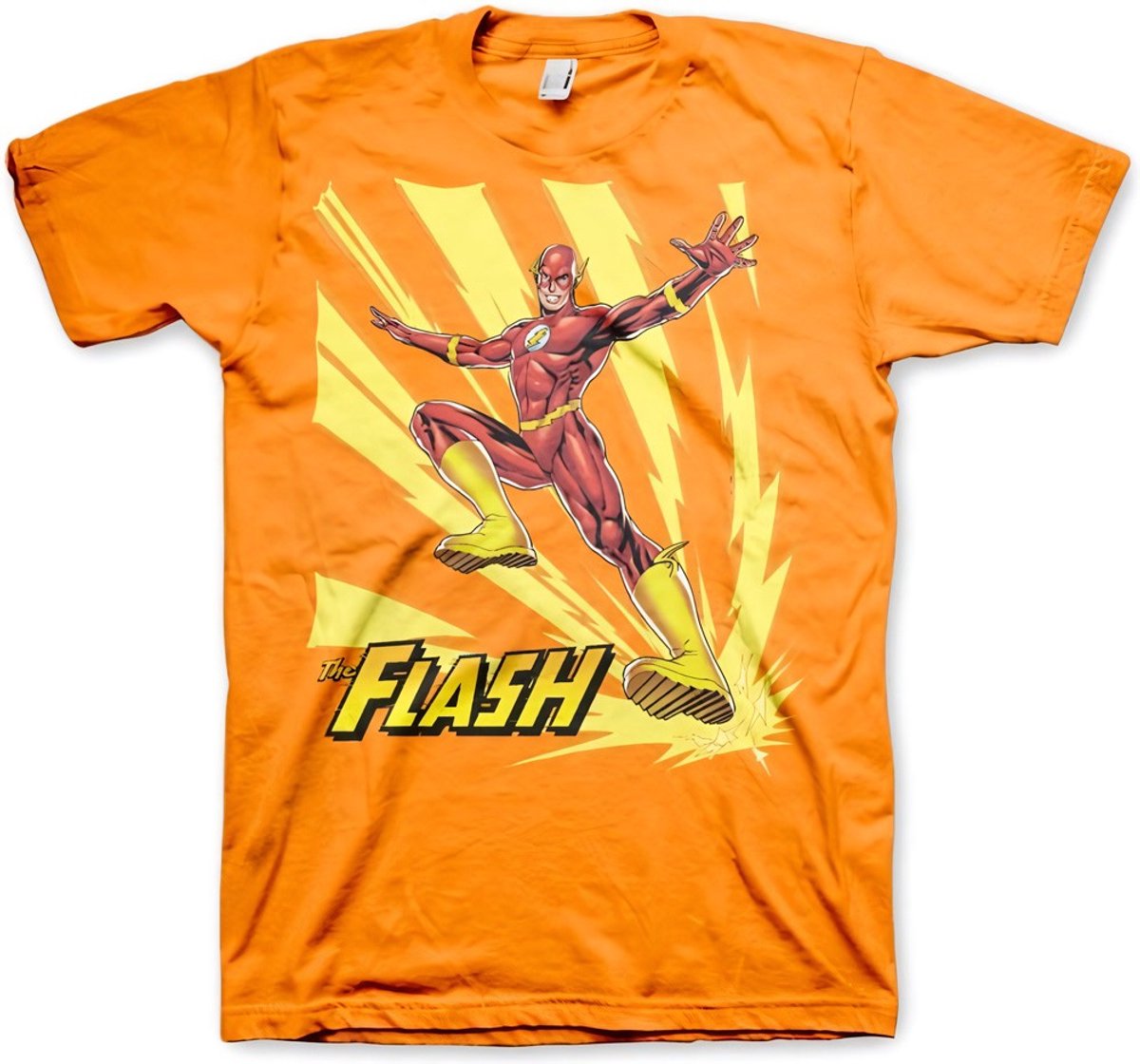 The Flash Jumping T-shirt Orange-2XL