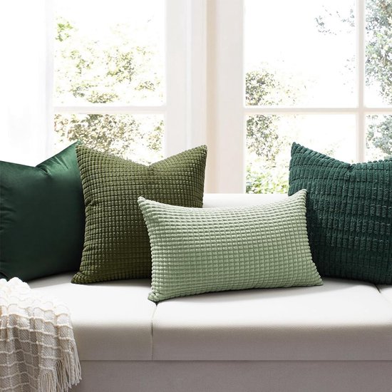 Essenza Dekbedovertrek Tulip Bloom Surf Green | De Vries Slaapcomfort kopen