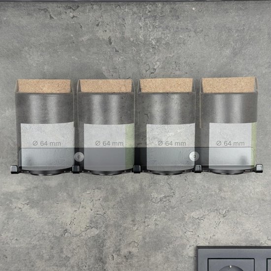 IJskom Puddingbekers Metaal Ruimtebesparend Voedselkwaliteit 4-pack