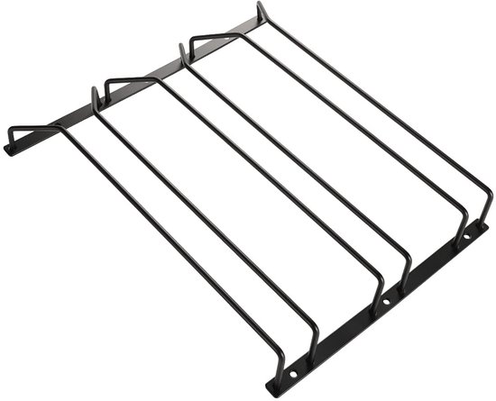 Wijnglazen Rek Geen Boren - Hangend Glaswerk Organizer Hanger Voor Barkast Keuken Onder Plank Kast Opbergrek Wijnglazen Rek Geen Boren - Hangend Glaswerk Organizer Hanger Voor Barkast Keuken Onder Plank Kast Opbergrek