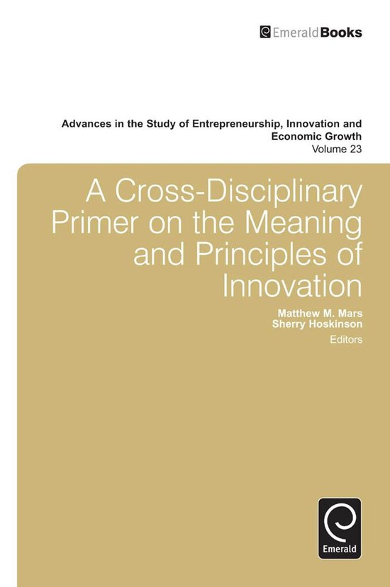 Advances in the Study of Entrepreneurship, Innovation & Econ ... - cover