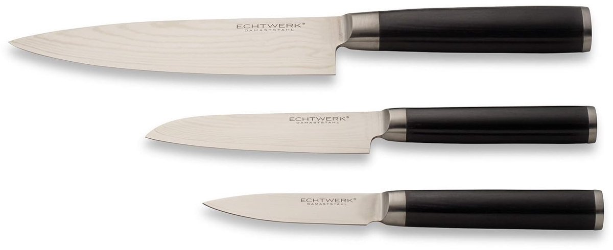 Ergonomisch Koksmes - 67 lagen staal - HRC 56-58° - pakka-hout