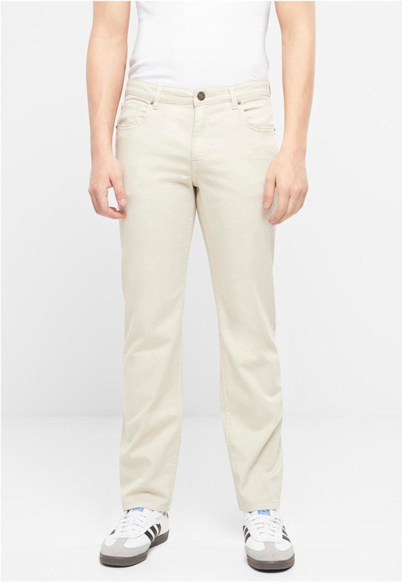 Urban Classics Stretch Twill 5 Pocket Broek rechte pijpen Taille 32 inch Groen