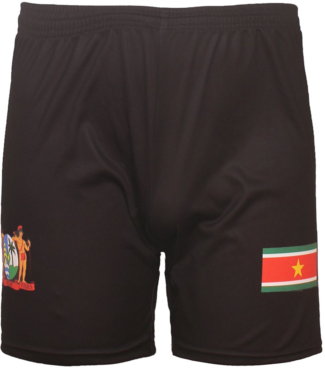 Suriname Sport Broekje Football Shorts Zwart - Origineel Design - M