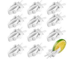 12x Vogelvoerbakken - Plastic vogelbak - Vogelkooivoerklemmen - Vogelvoederbak - papegaaienfruit- en groenteklemmen - Voederbak vogel - Vogel Voerbak - Voor vogelkooi - Hangende vogelvoederbak - Voor vogels, papegaaien