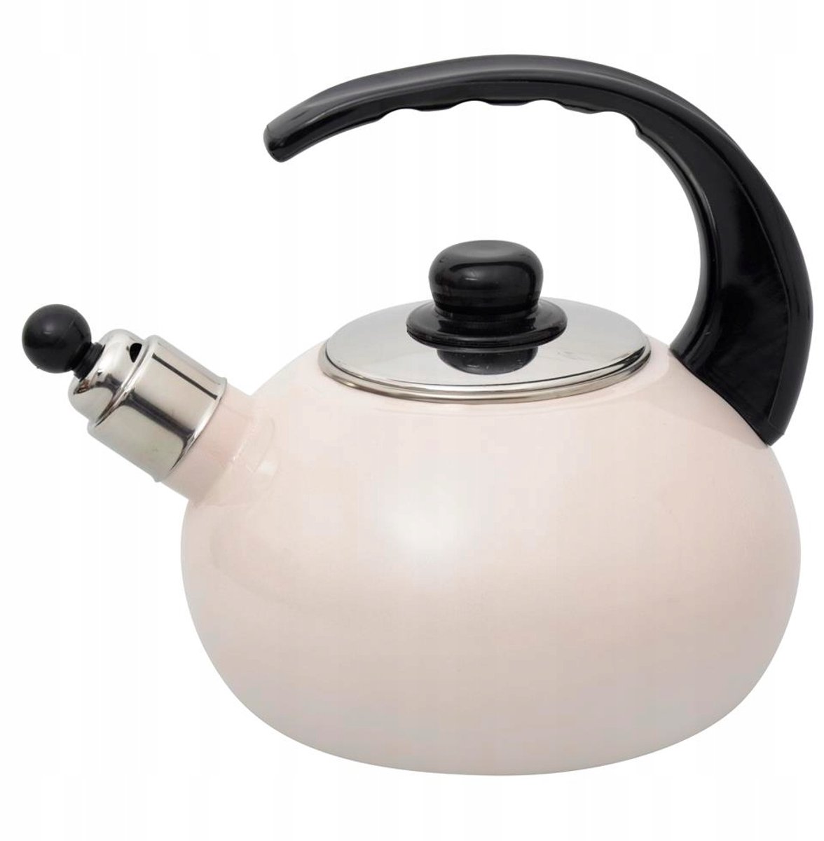 Emmeren Waterkoker Crème/Beige 2,2L met Afneembare Fluitketel