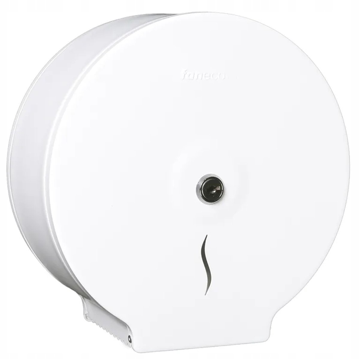 Faneco HIT Wit Roldispenser Toiletpapier - RVS, Afsluitbaar