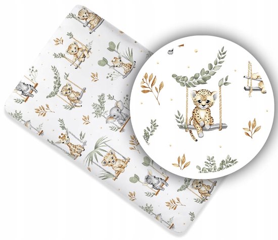 Hoeslaken -housse en coton pour lit enfant 160x80cm - Motifs Diverse