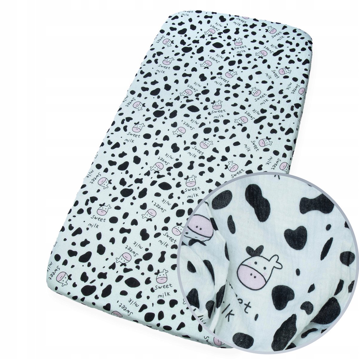 Kerstin Mousseline Hoeslaken met Elastiek - 58x110 cm - Chicco Next2Me Forever