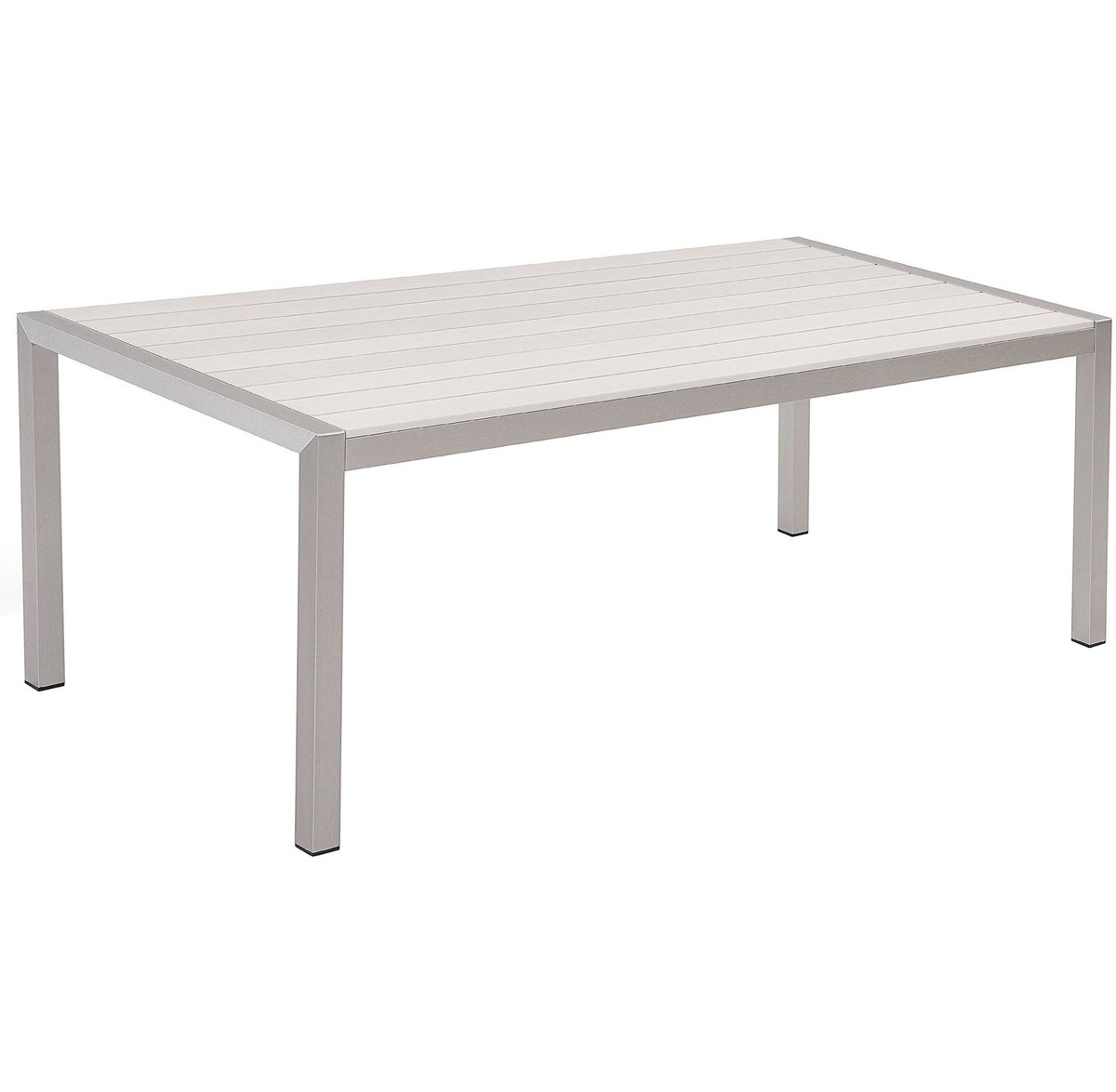 Beliani VERNIO - Tuintafel - Wit - Aluminium