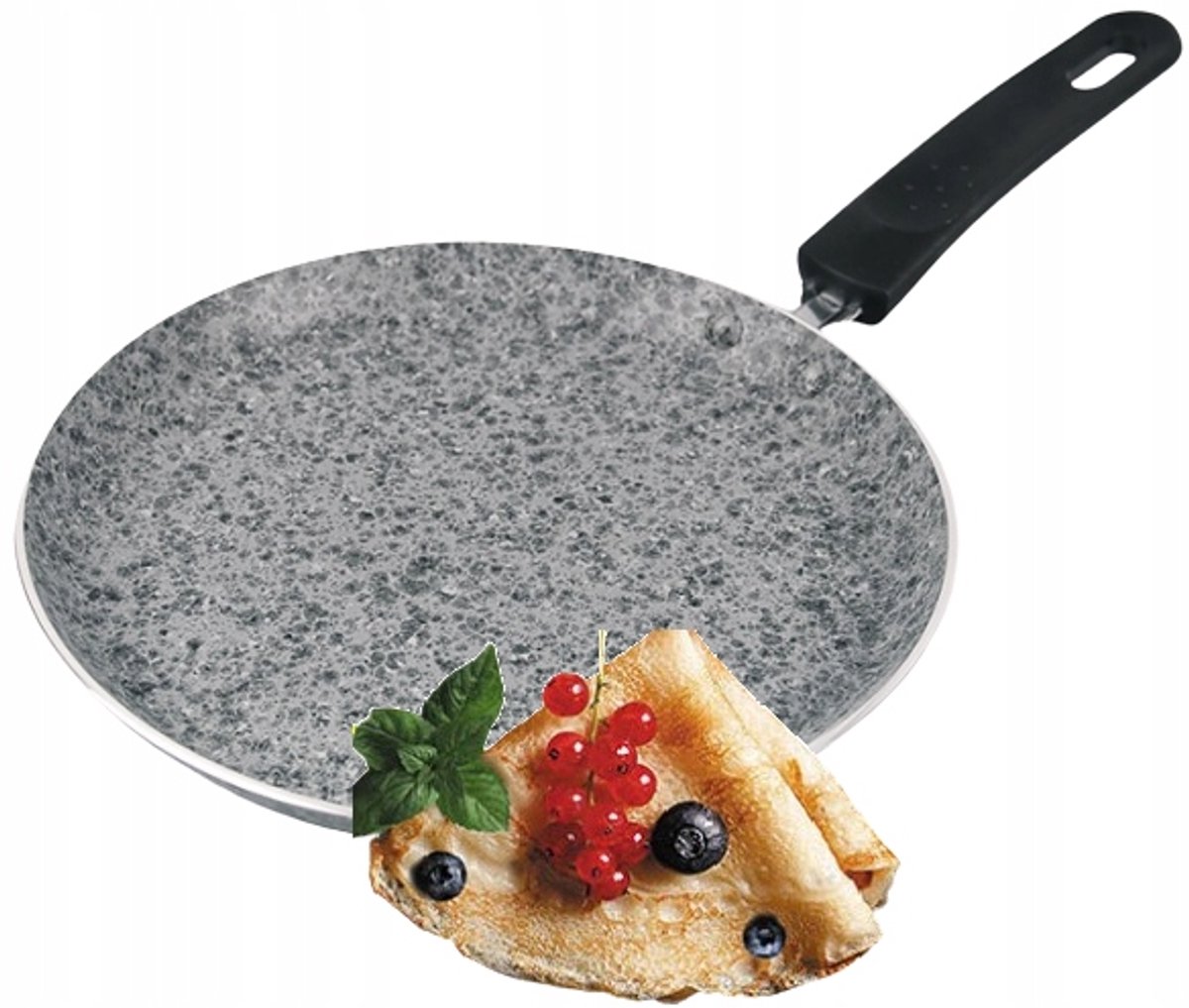 Maestro Crêpepan 20cm met Granieten Anti-aanbaklaag - Geschikt voor Alle Fornuizen