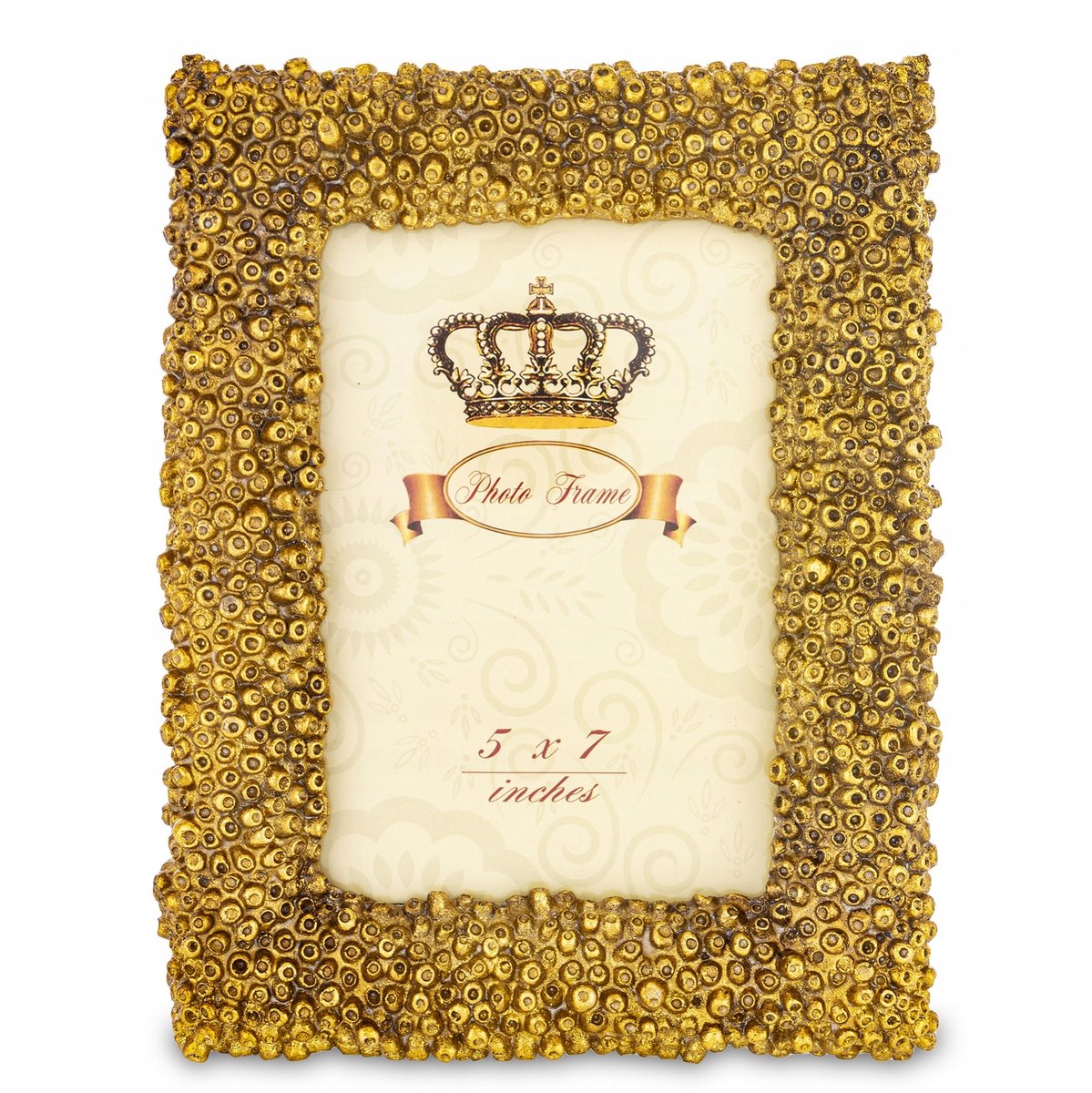 Vintage Gouden Fotolijst 13x18 cm Staand Metaal