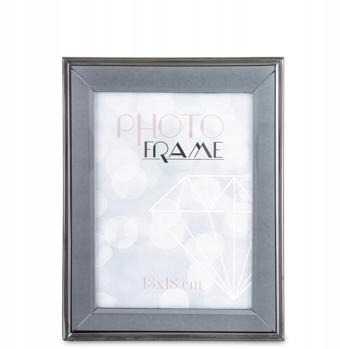 Elegante zilveren fotolijst 13x18 cm - Glamour Stijl