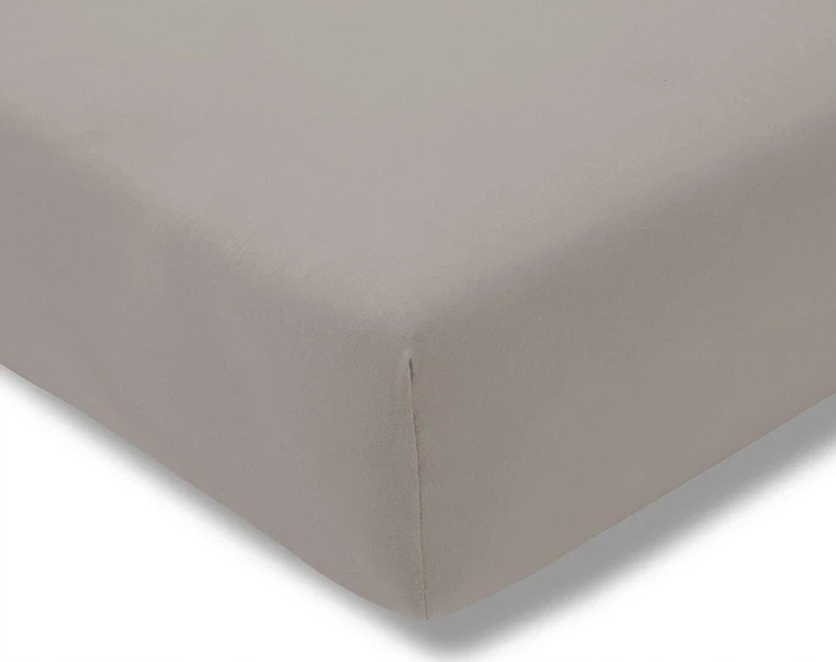 Estella Jersey Hoeslake 200x200 cm - Kieselbeige