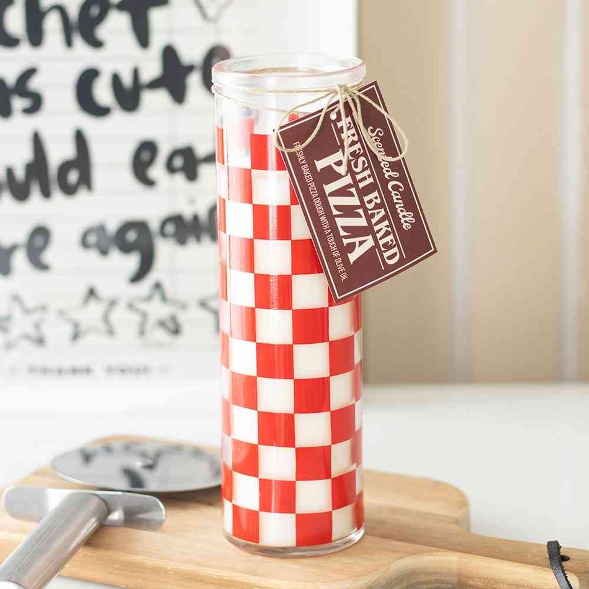 Something Different Fresh Baked Pizza Scented Tube Geurkaars - Multicolours
