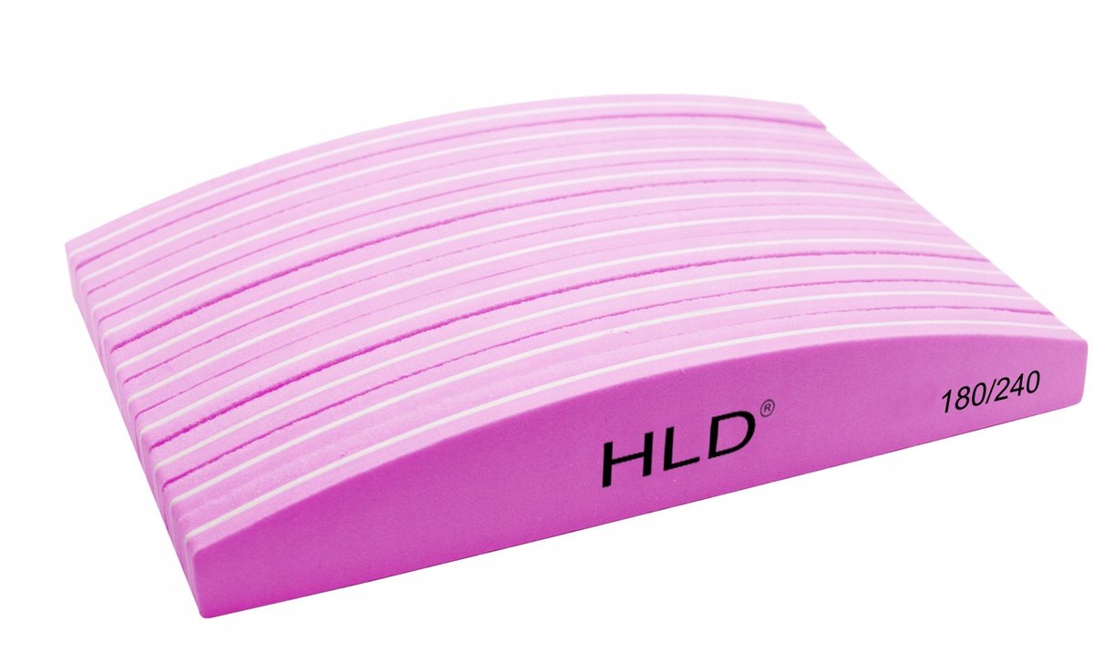 HLD Nagelpolijster Laars 180/240 - 5 stuks Roze