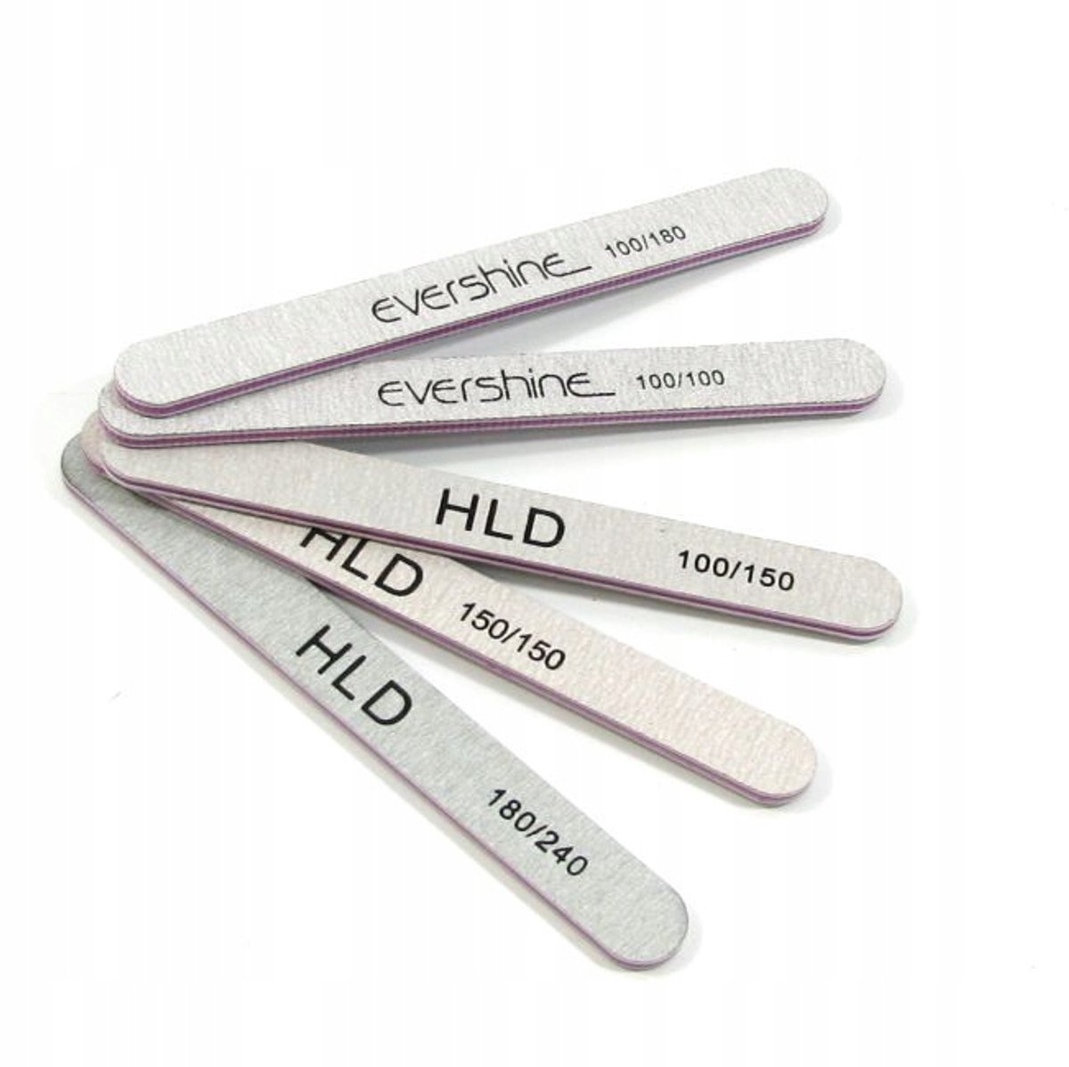 Professionele Nagelvijlen Set 5 Stuks - Diverse Graden