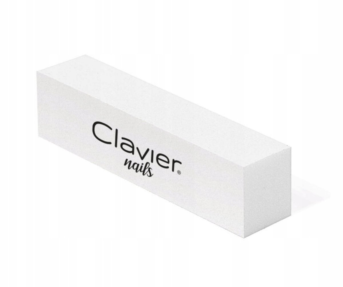 Clavier Polijstblok Wit - Essentieel voor Nagelstyling
