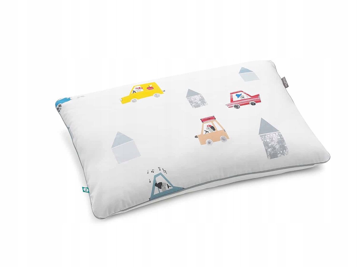 MUMLA Kinder Kussensloop Auto 50x60cm Katoen met Rits