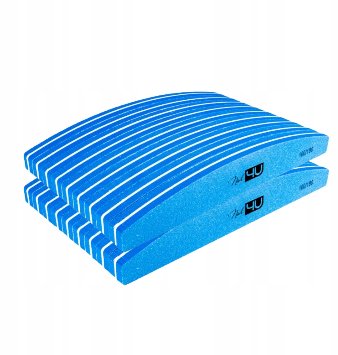 Professioneel Nagelvijl Blok 100/180 - 20 Stuks Blauw