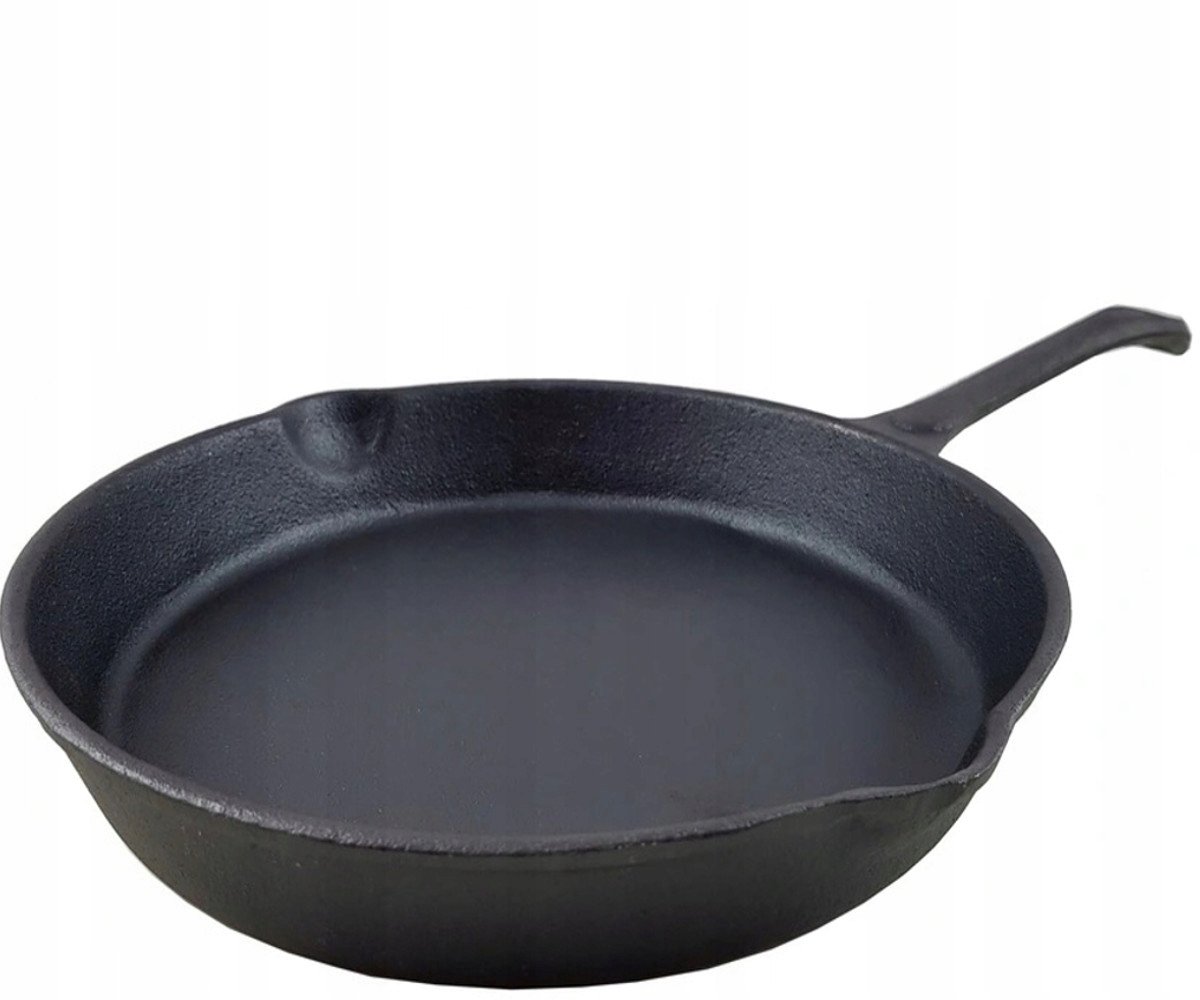 Grote Gietijzeren Koekenpan 30 cm - Geschikt voor Inductie