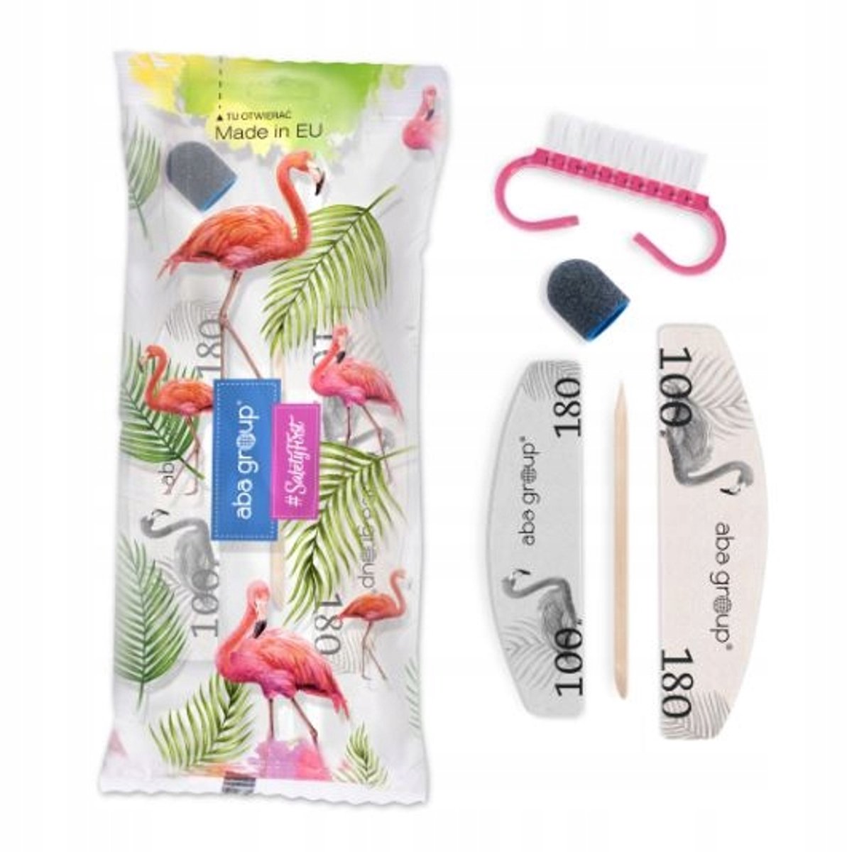 Aba Group Manicure Set: Mini Vijl 100/180 & Polijster