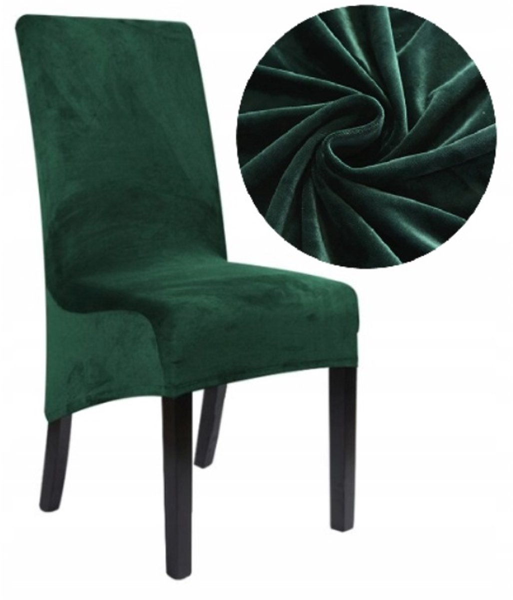 Stoelhoes M Donkergroen Velours - Stijlvolle Bescherming