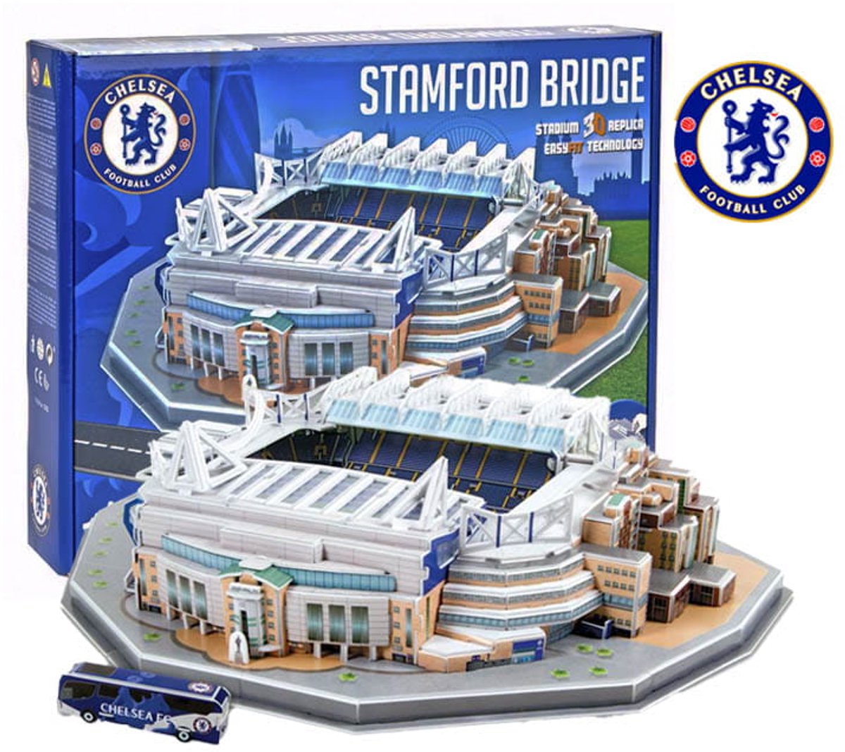 Stamford Bridge 3D-puzzel - Chelsea FC Stadion