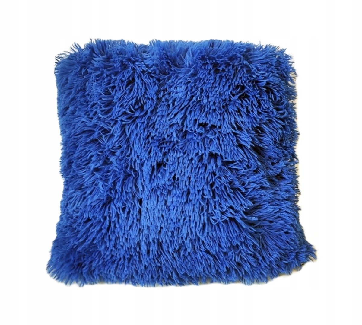 KOBALT Blauw Decoratief Kussen 40x40cm - Zacht Pluche