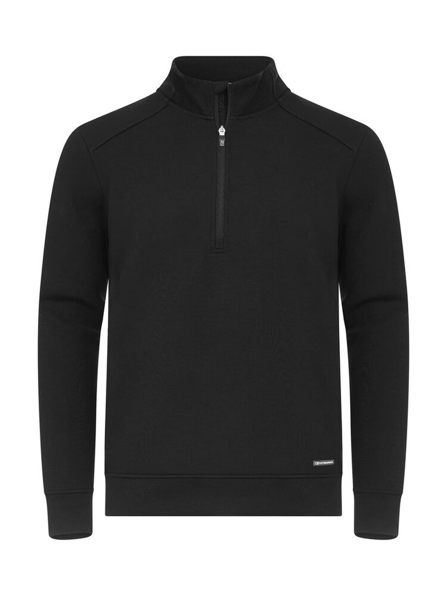 Cutter & Buck Pemberton Half Zip Heren 358434 - Zwart - S