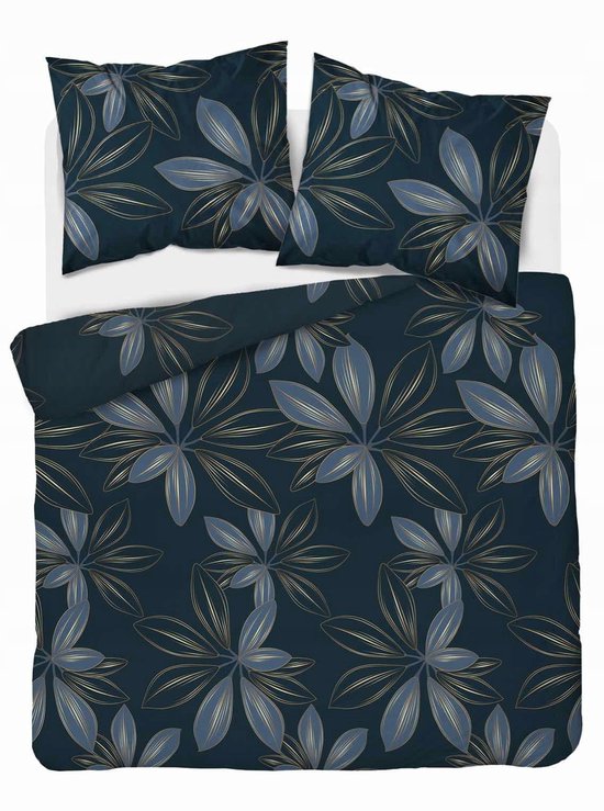 Dekbedovertrek voor 90 bedden, witte bloemen, microvezel, 3D