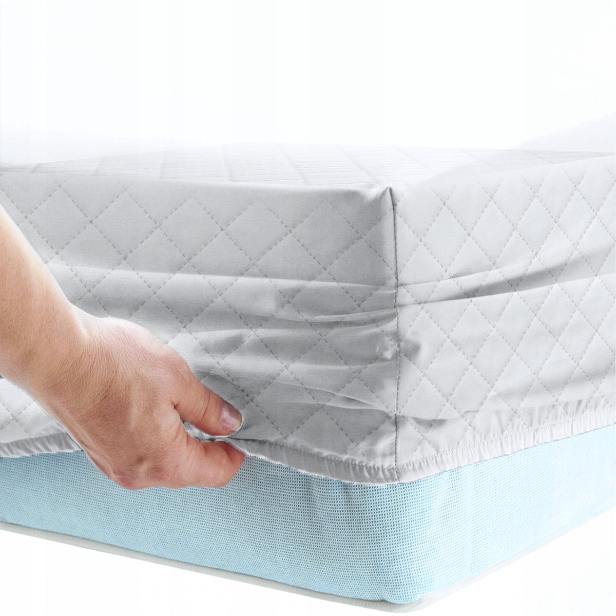 Waterdicht Hoeslaken 200x220cm - Gewatteerd & Ademend